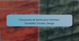 Chaussures de tennis pour hommes : Durabilité, Soutien, Design